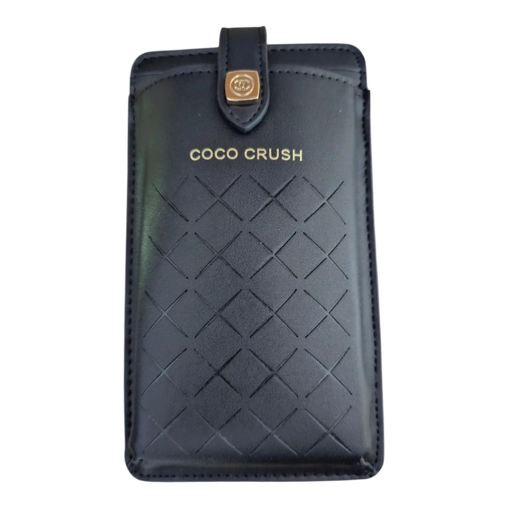 GWP Chanel Coco Crush Black Quilted Phone Case
